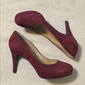 Red Marc Fisher heels